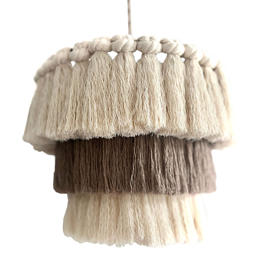 Handmade Fringe Light Fixture