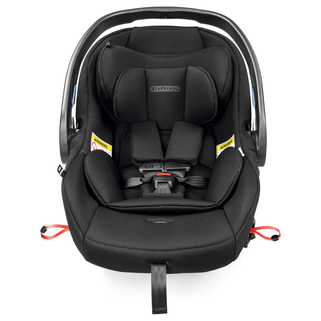 Front view of Peg Perego Primo Viaggio 4-35 Urban Mobility Infant Car Seat in -- Color_True Black