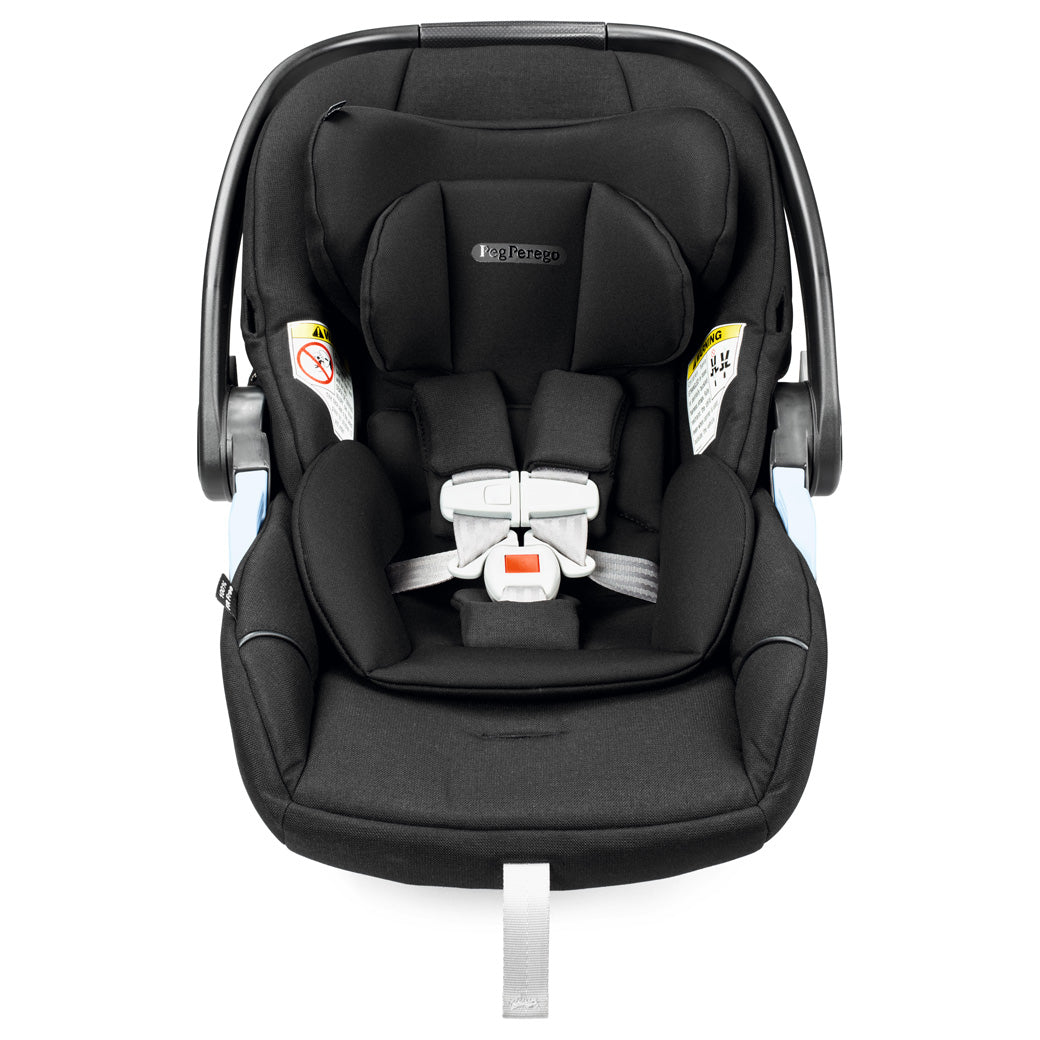 Front view of Peg Perego Primo Viaggio 4-35 Lounge Infant Car Seat without base in -- Color_True Black