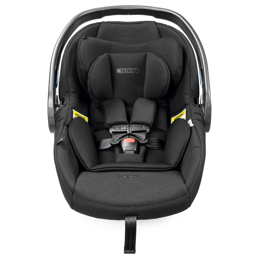 Front view of Peg Perego Primo Viaggio 4-35 Nido K Infant Car Seat in -- Color_True Black