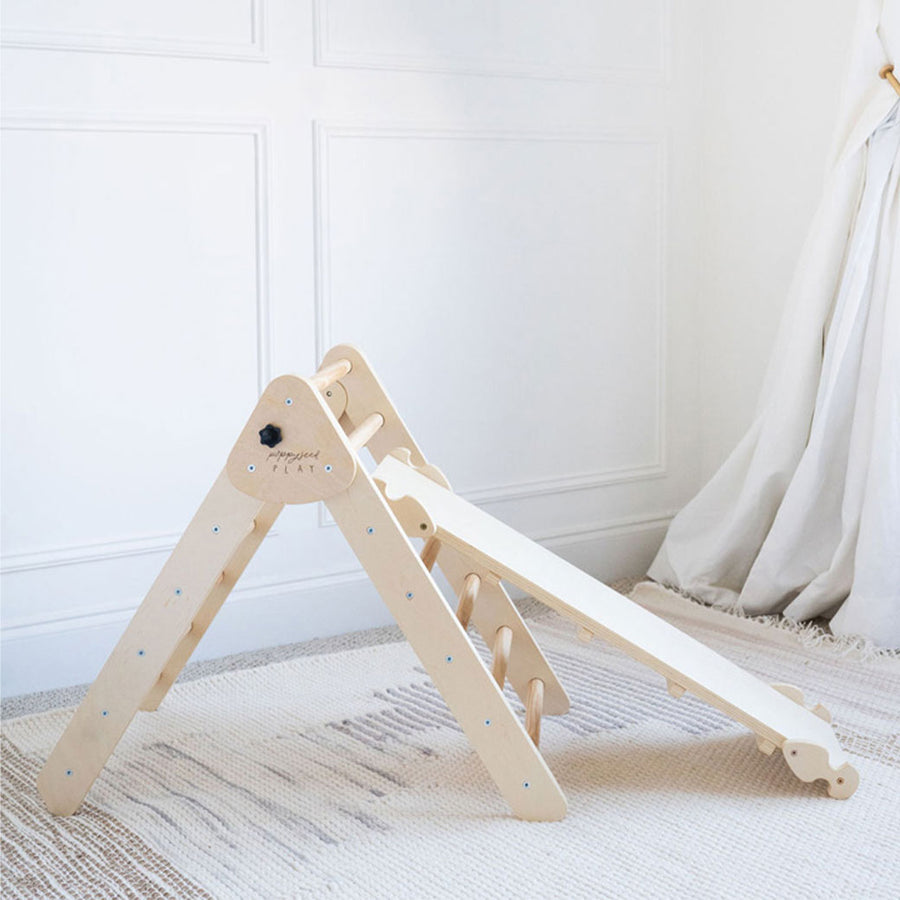 Small Triangle Ramp Poppyseed Play Climbing Triangle & Ramp | Modern Nursery™