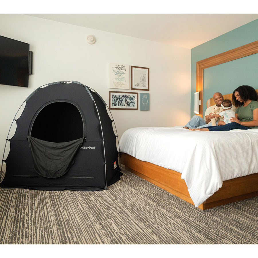 infant sleep tent SlumberPod Blackout Sleep Tent Black / No