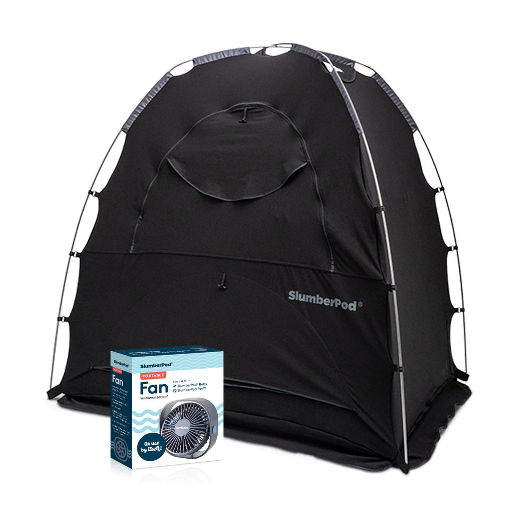infant sleep tent SlumberPod Blackout Sleep Tent Black / No