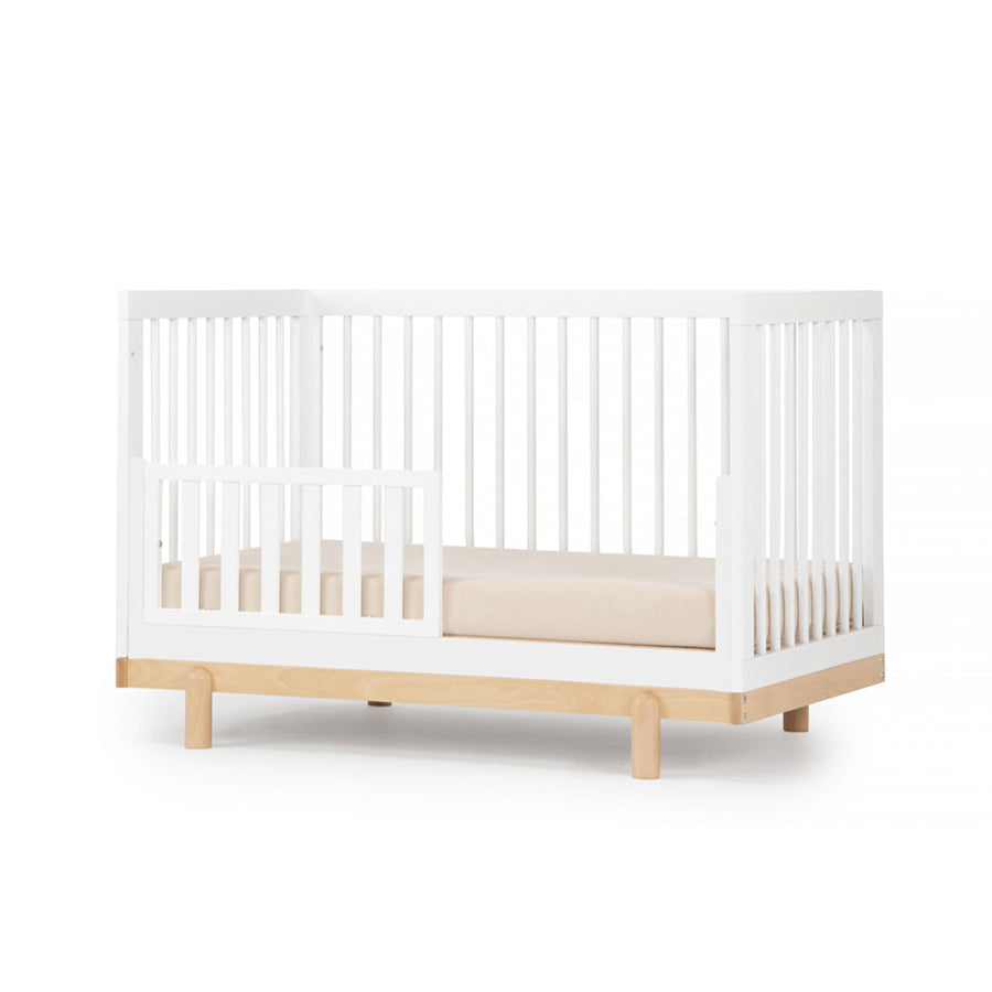 stokke 4 in 1 crib Bliss 4-in-1 Convertible Crib, White/Natural