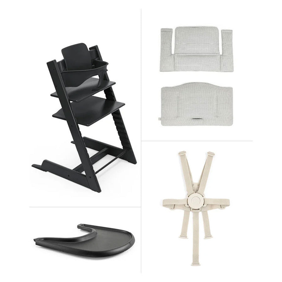 Stokke Tripp Trapp High Chair² + Cushion & Tray Bundle