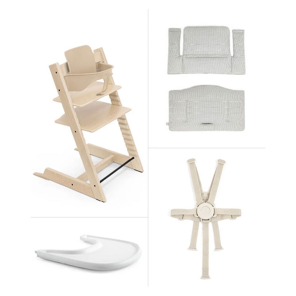 Stokke Tripp Trapp High Chair² + Cushion & Tray Bundle