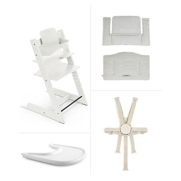 Stokke Tripp Trapp High Chair² + Cushion & Tray Bundle