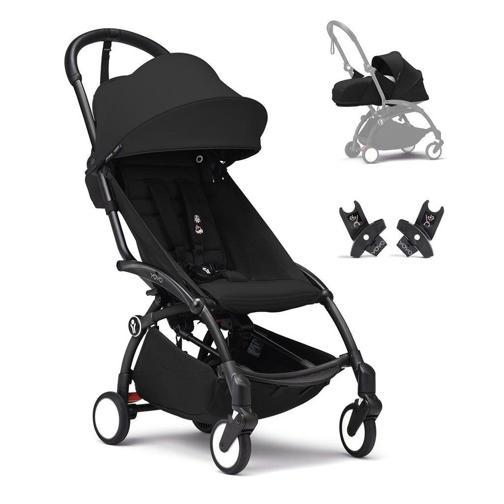 stroller stokke Stokke YOYO³ Newborn to Toddler Stroller Bundle, Taupe