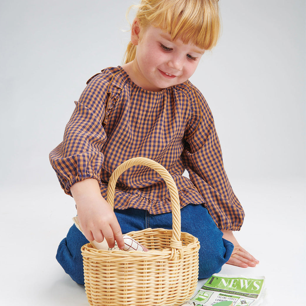 Wicker Shopping Basket