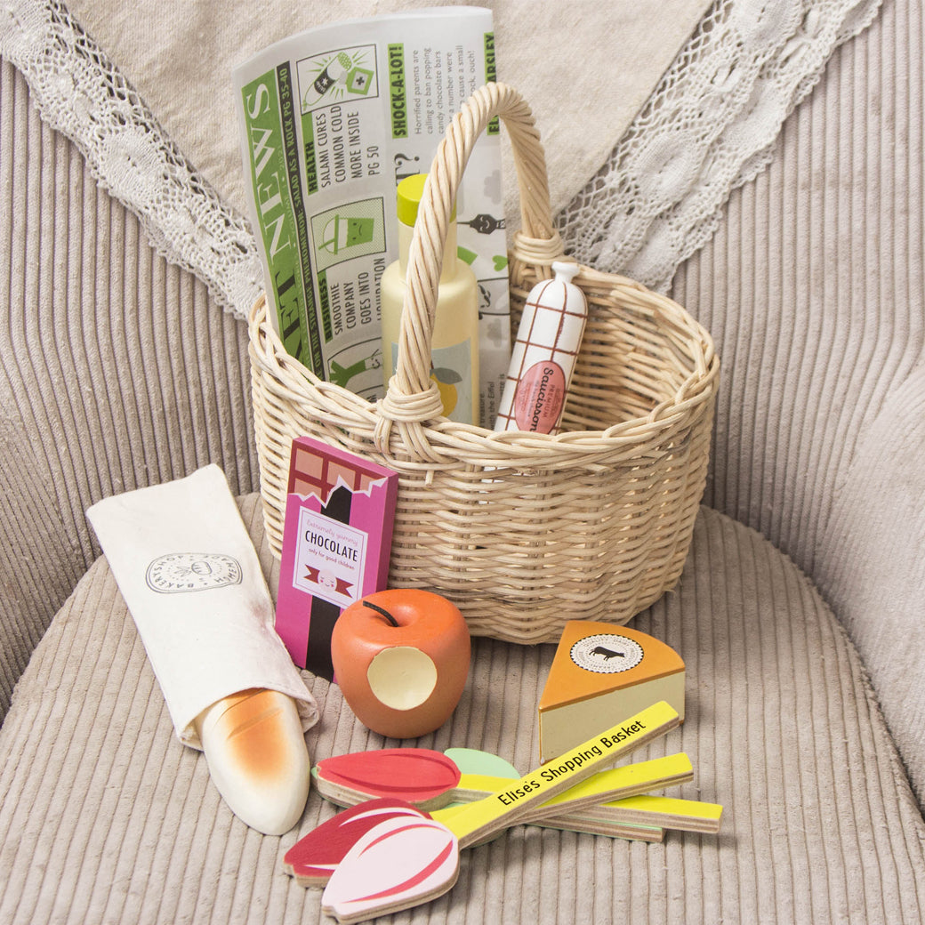 Wicker Shopping Basket
