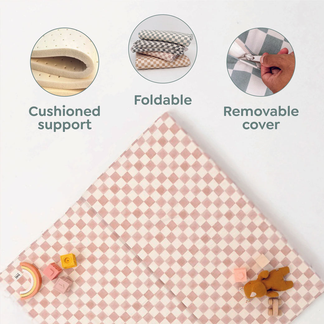 Padded Organic Cotton Play Mat