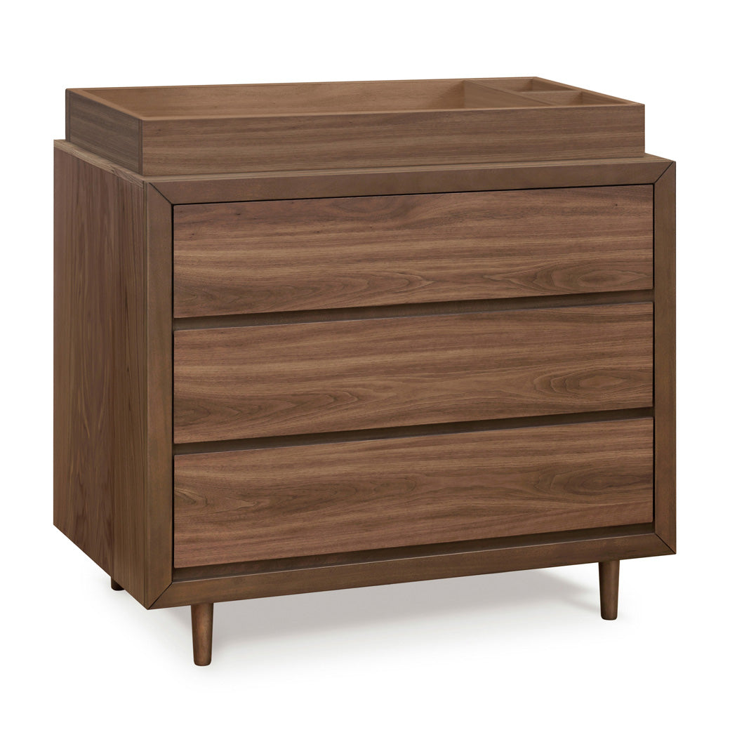 Ubabub Nifty 3-Drawer Assembled Dresser with a changing tray in -- Color_Walnut