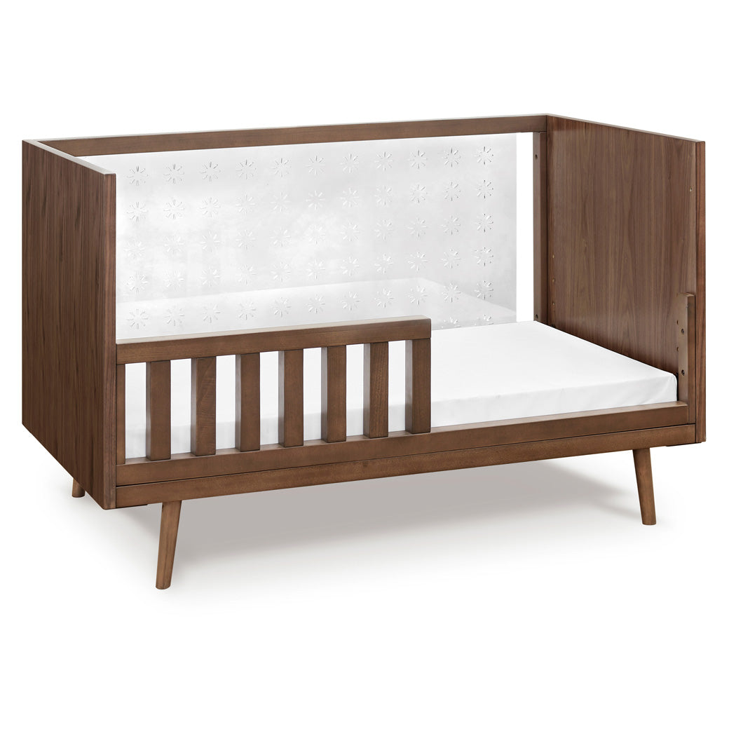 Ubabub Nifty Clear 3-in-1 Crib as toddler bed  in -- Color_Walnut