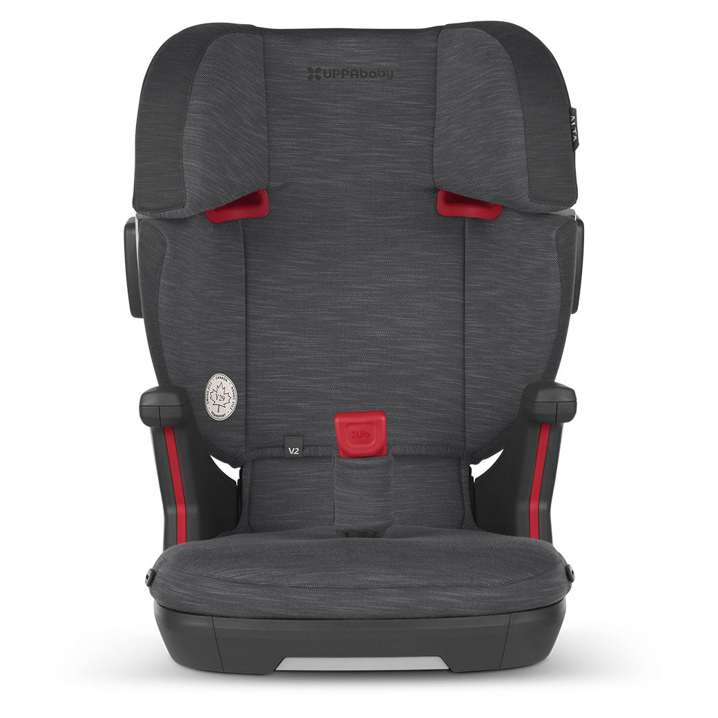 Front view of Uppababy Alta V2 Booster Seat in -- Color_Greyson