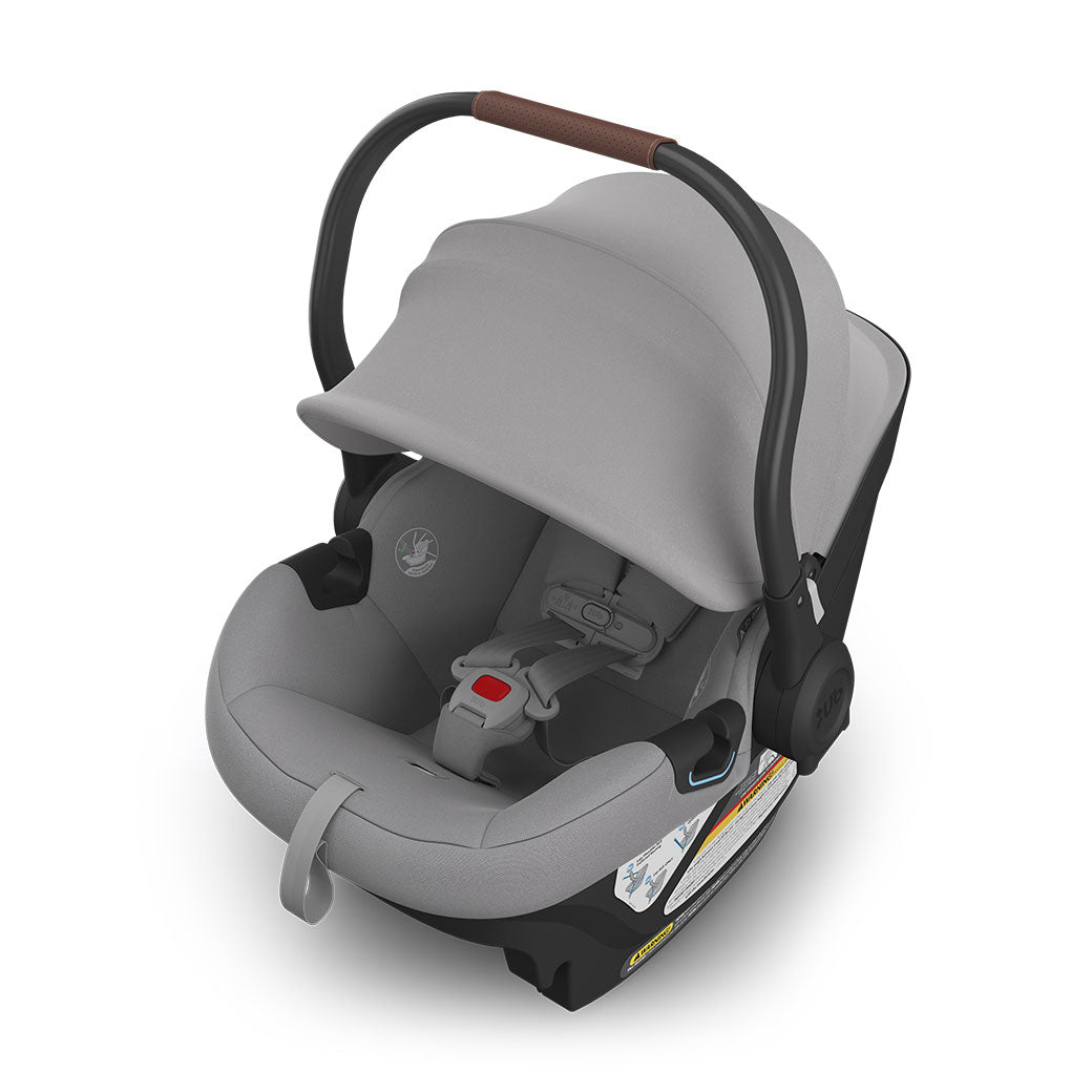 Upper view of Uppababy Aria Infant Car Seat in -- Color_Anthony