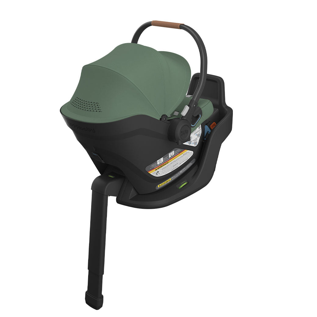 Back view of Uppababy Aria Infant Car Seat in -- Color_Gwen
