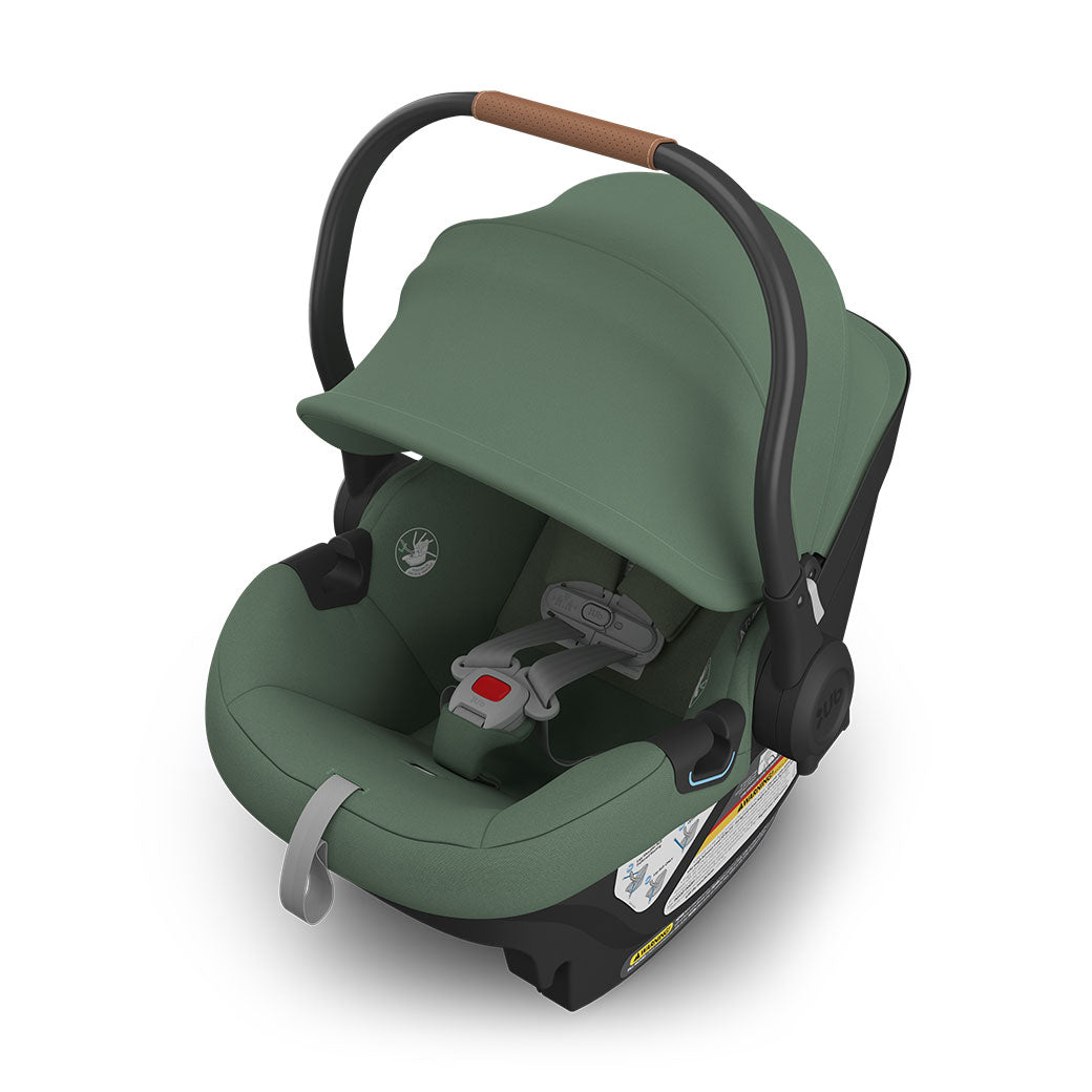 Upper view of Uppababy Aria Infant Car Seat in -- Color_Gwen