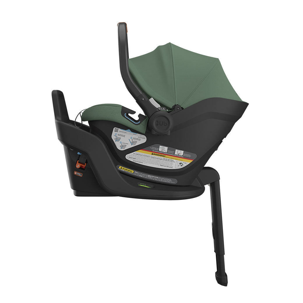 Side view of Uppababy Aria Infant Car Seat in -- Color_Gwen