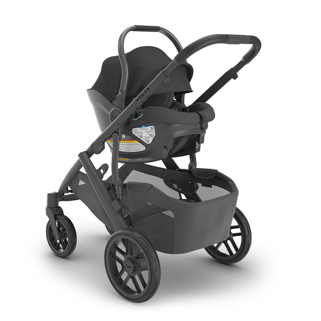 Uppababy Aria Infant Car Seat on Vista V2 Stroller  in -- Color_Jake