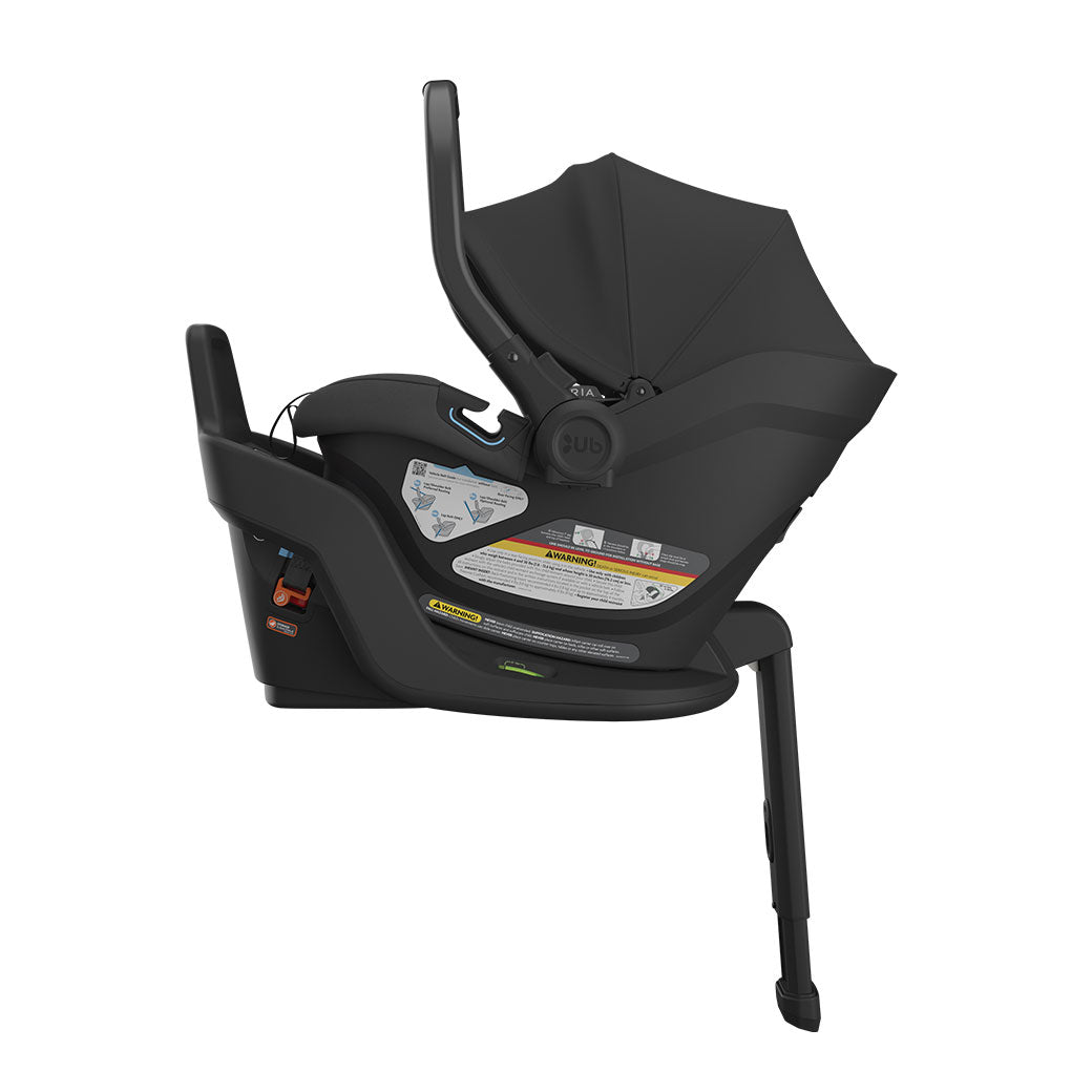 Side view of Uppababy Aria Infant Car Seat in -- Color_Jake