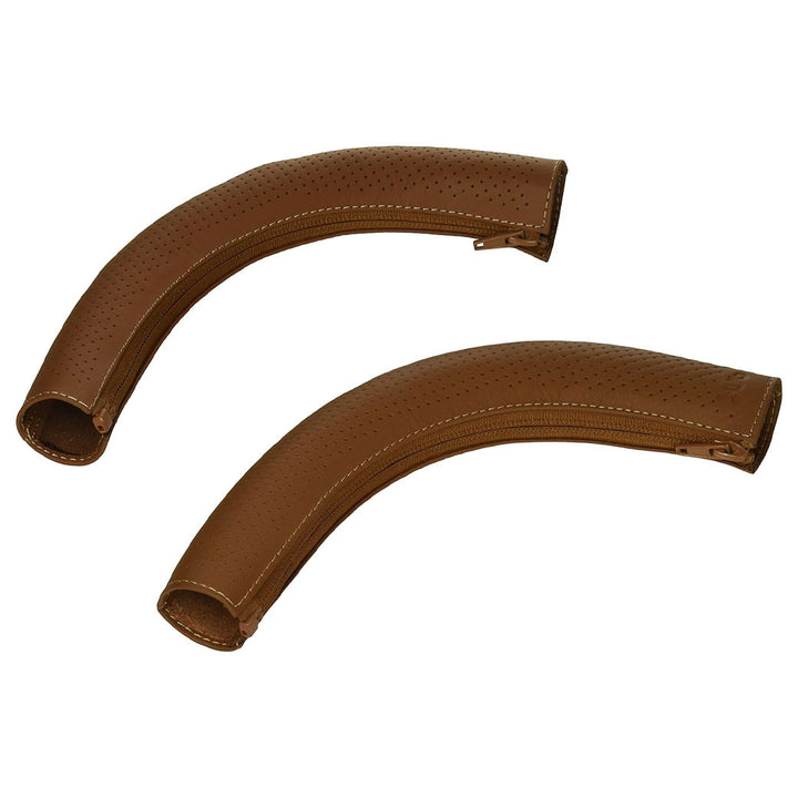 CRUZ Leather Handlebar Cover in Saddle