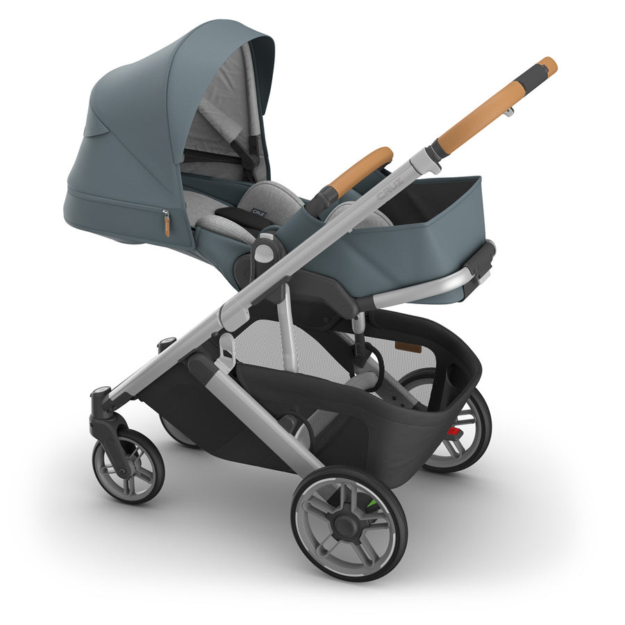 UPPAbaby Cruz V3 Stroller, Julian: Dusty Blue | Carbon Frame