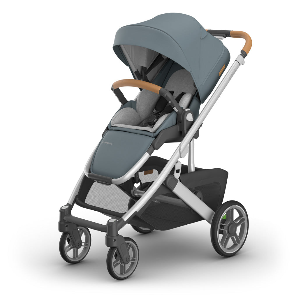 UPPAbaby Cruz V3 Stroller, Julian: Dusty Blue | Carbon Frame
