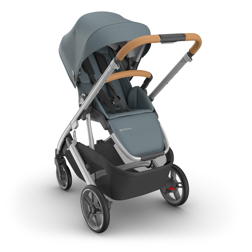 UPPAbaby Cruz V3 Stroller, Julian: Dusty Blue | Carbon Frame