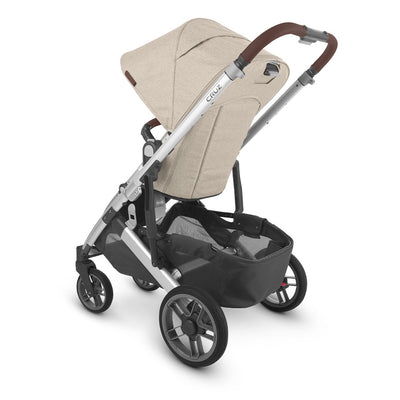 Angled back view of UPPAbaby CRUZ V2 Stroller in -- Color_Declan