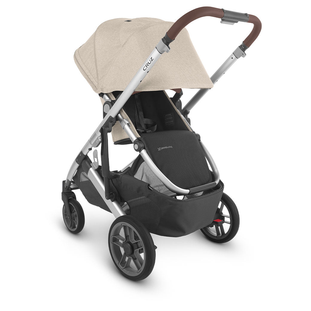 Reversed UPPAbaby CRUZ V2 Stroller with canopy down  in -- Color_Declan