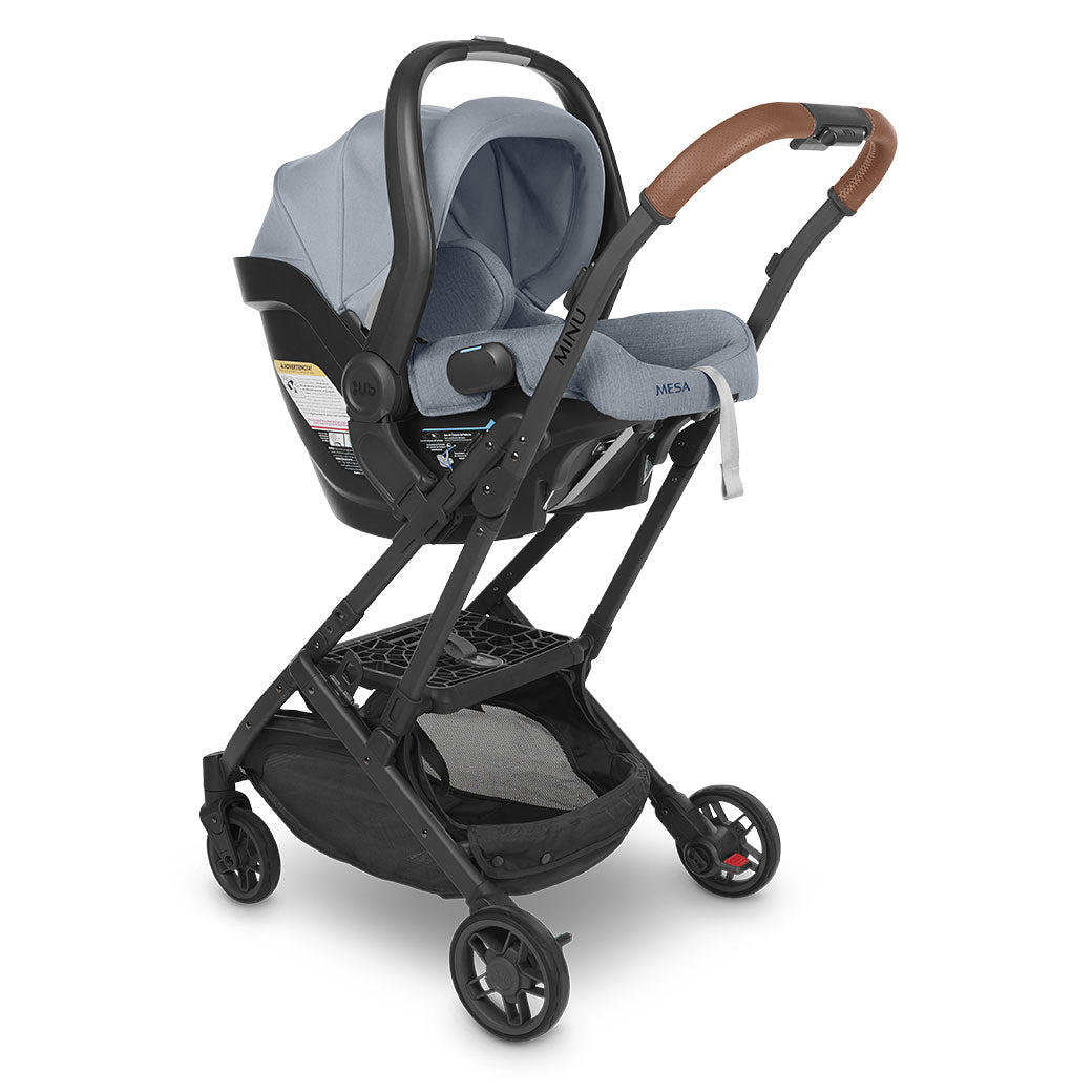 UPPAbaby MESA V2 Infant Car Seat on a MINU stroller  in -- Color_Gregory