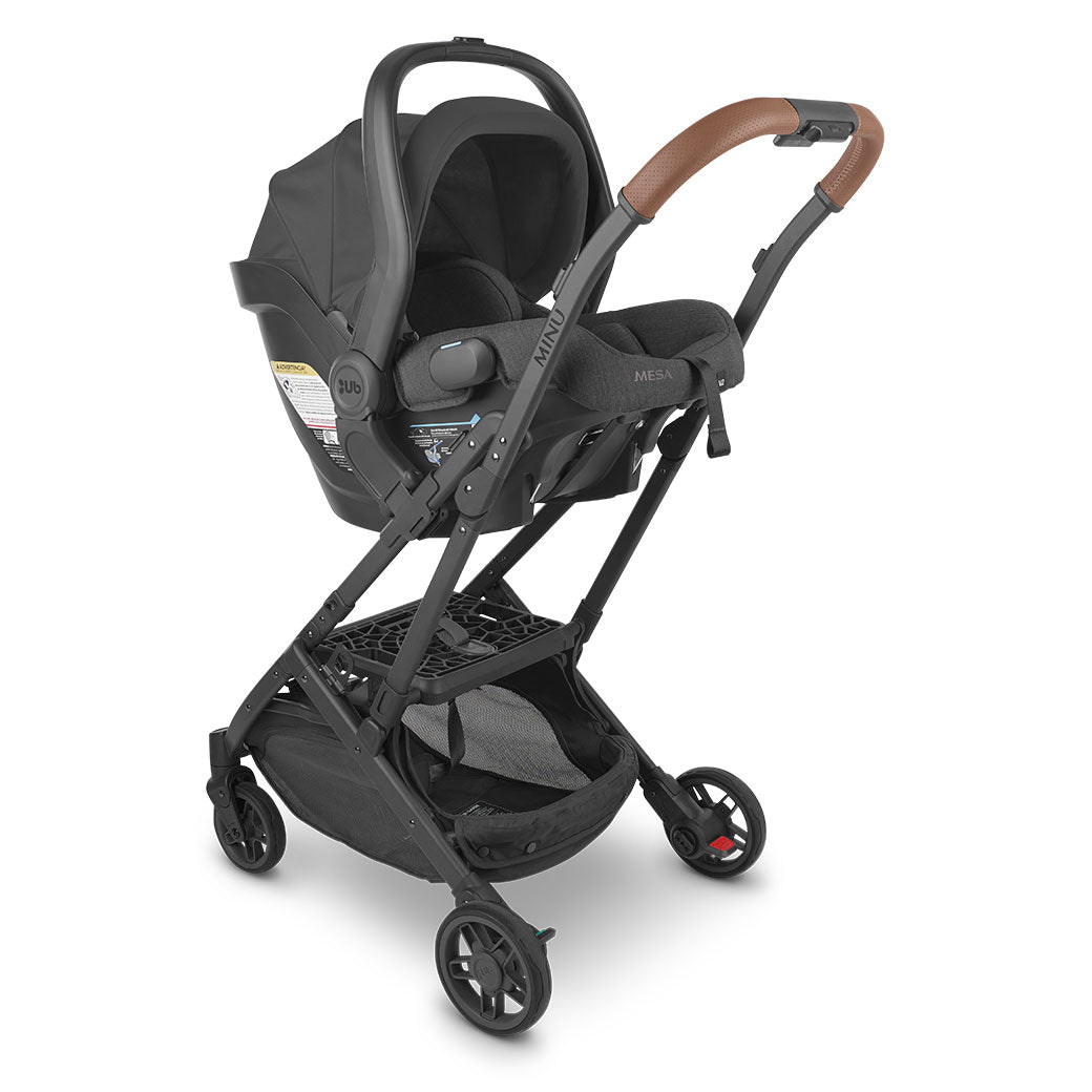 UPPAbaby MESA V2 Infant Car Seat on the MINU stroller  in -- Color_Greyson