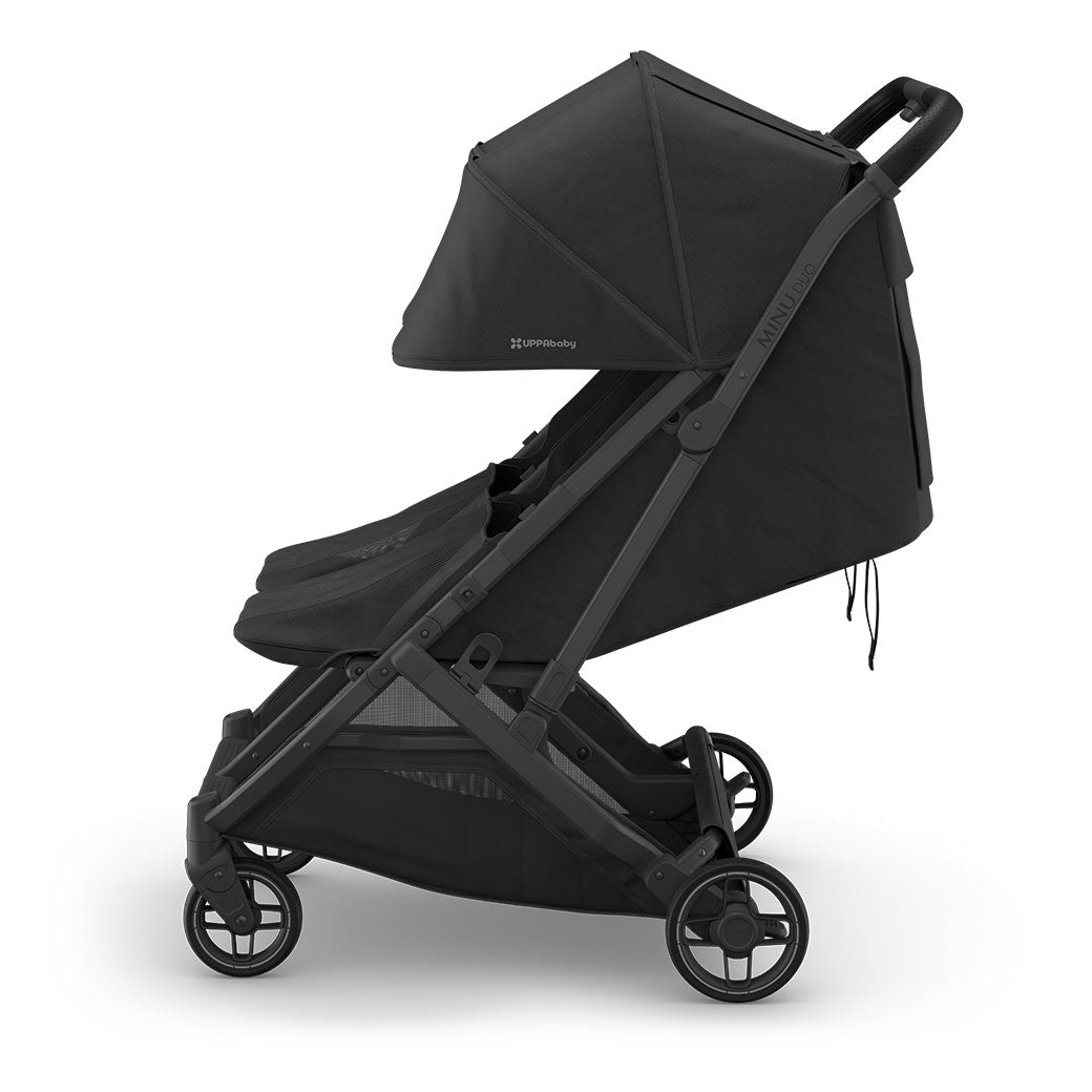 uppababy minu bassinet UPPAbaby Minu Duo Stroller - Jake (Charcoal | Carbon Frame