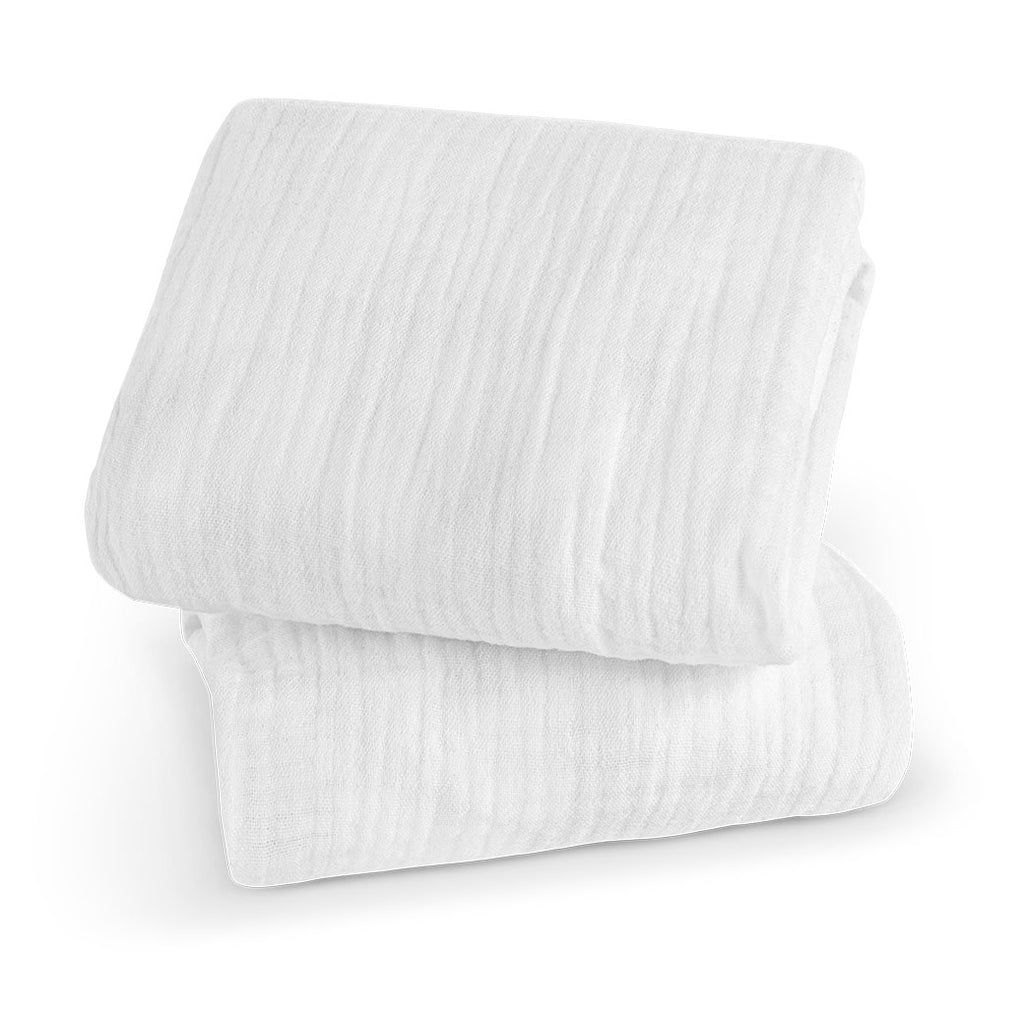 uppababy wool UPPAbaby Organic Cotton Bassinet Mattress Covers for Remi, Set of 2