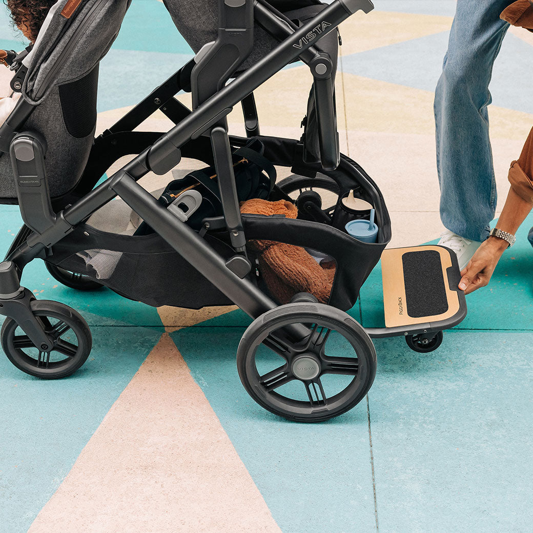 how to collapse uppababy vista 2015 UPPAbaby VISTA PiggyBack Ride-On Board