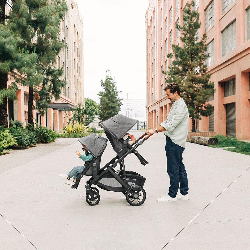 UPPAbaby Vista V3 Twin Stroller + Nuna PIPA Series Travel System