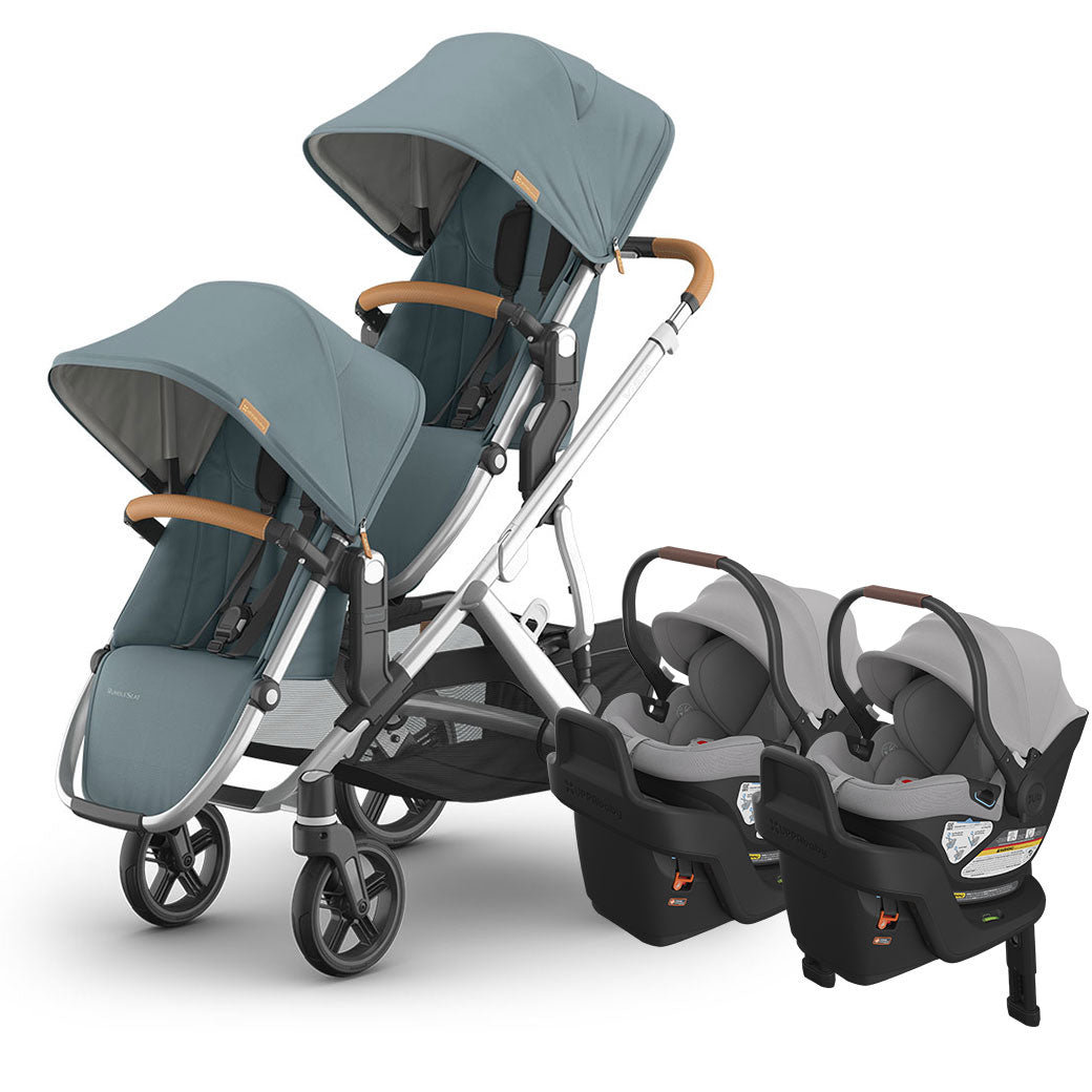 Vista V3 Twin Stroller + Aria Travel System