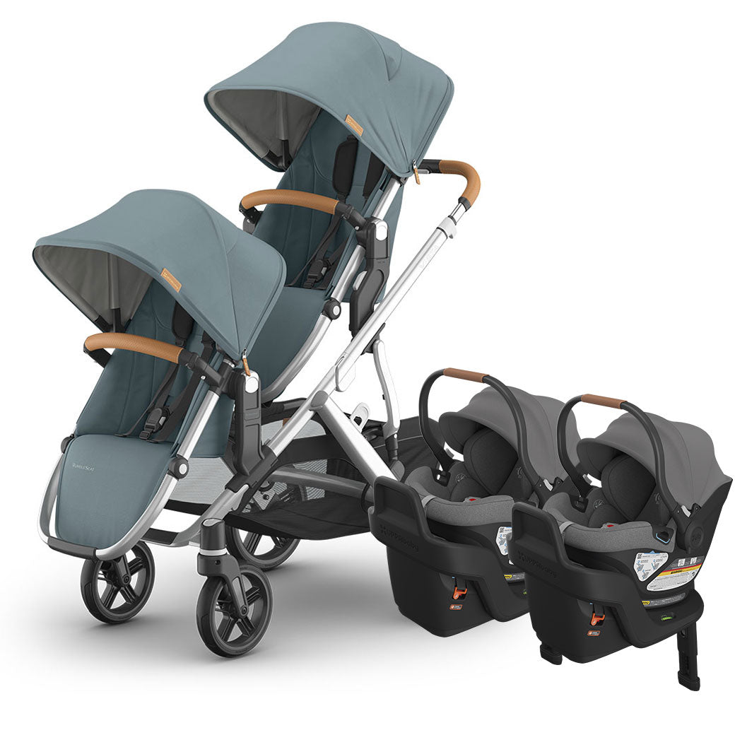 Vista V3 Twin Stroller + Aria Travel System