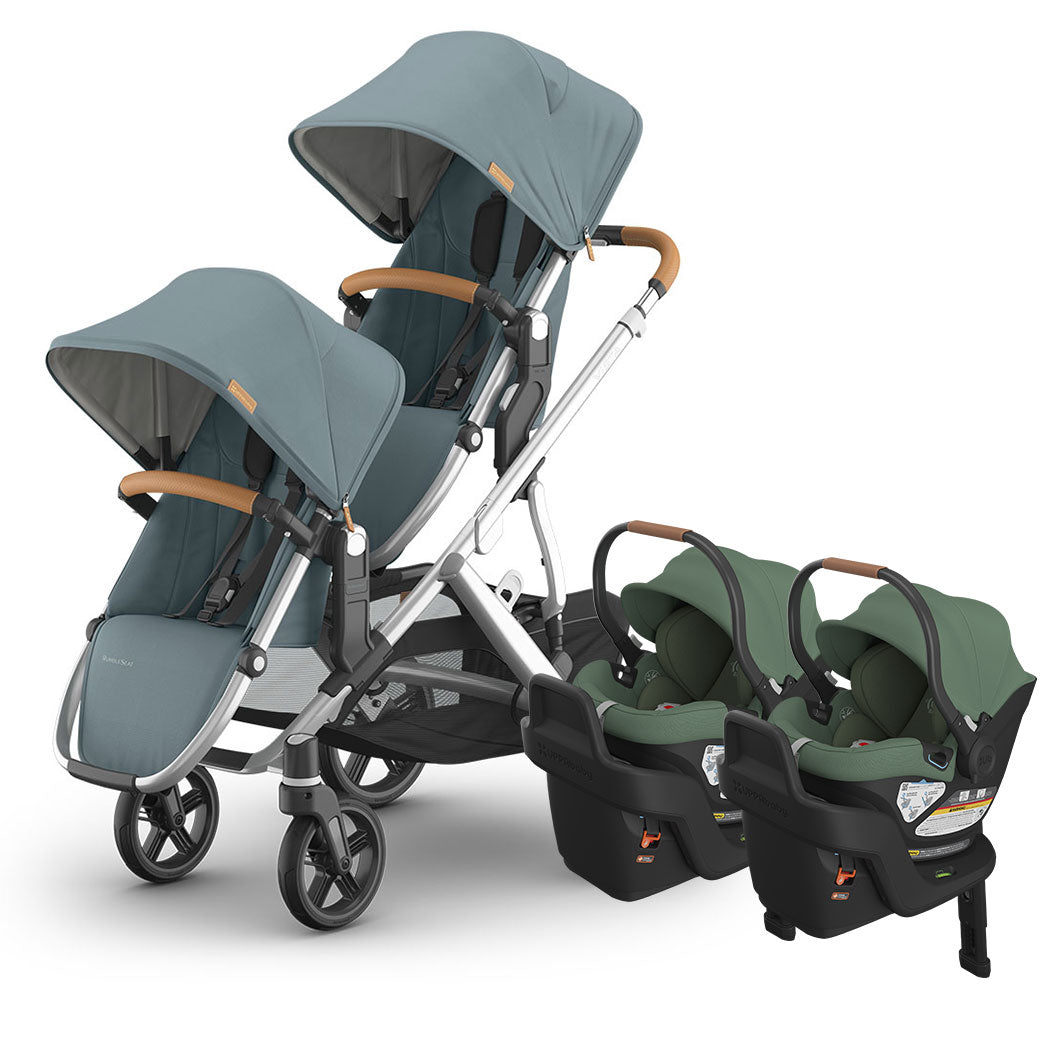 Vista V3 Twin Stroller + Aria Travel System