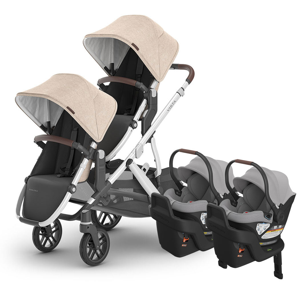 Vista V3 Twin Stroller + Aria Travel System