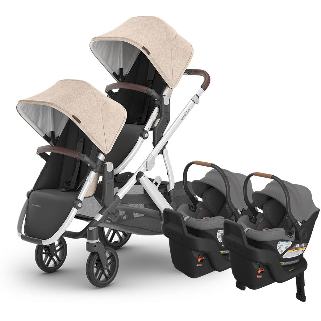 Vista V3 Twin Stroller + Aria Travel System