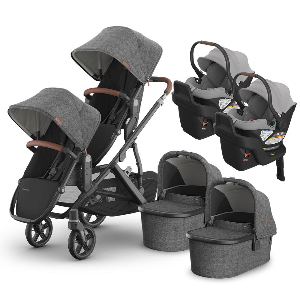 Vista V3 Twin Stroller + Aria Travel System