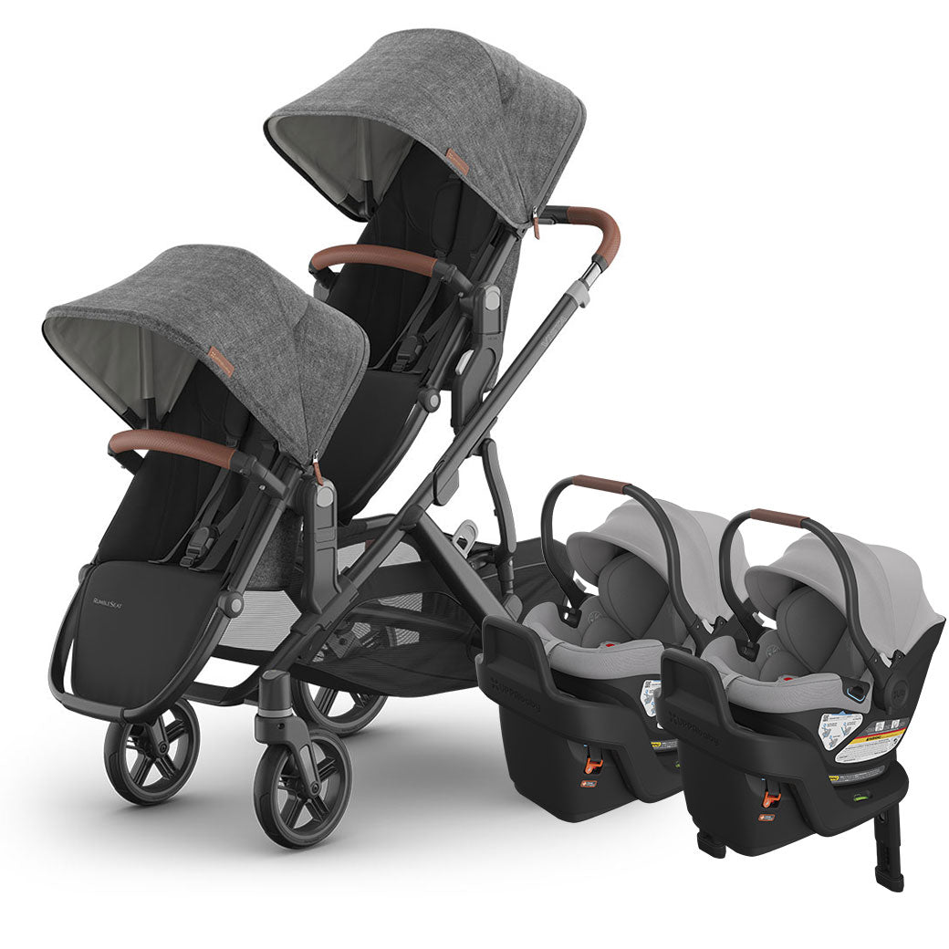 Vista V3 Twin Stroller + Aria Travel System