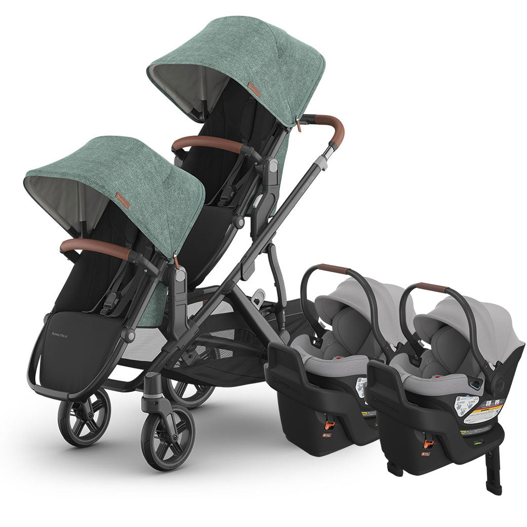 Vista V3 Twin Stroller + Aria Travel System