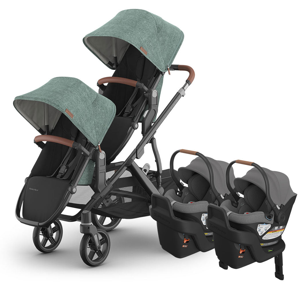 Vista V3 Twin Stroller + Aria Travel System