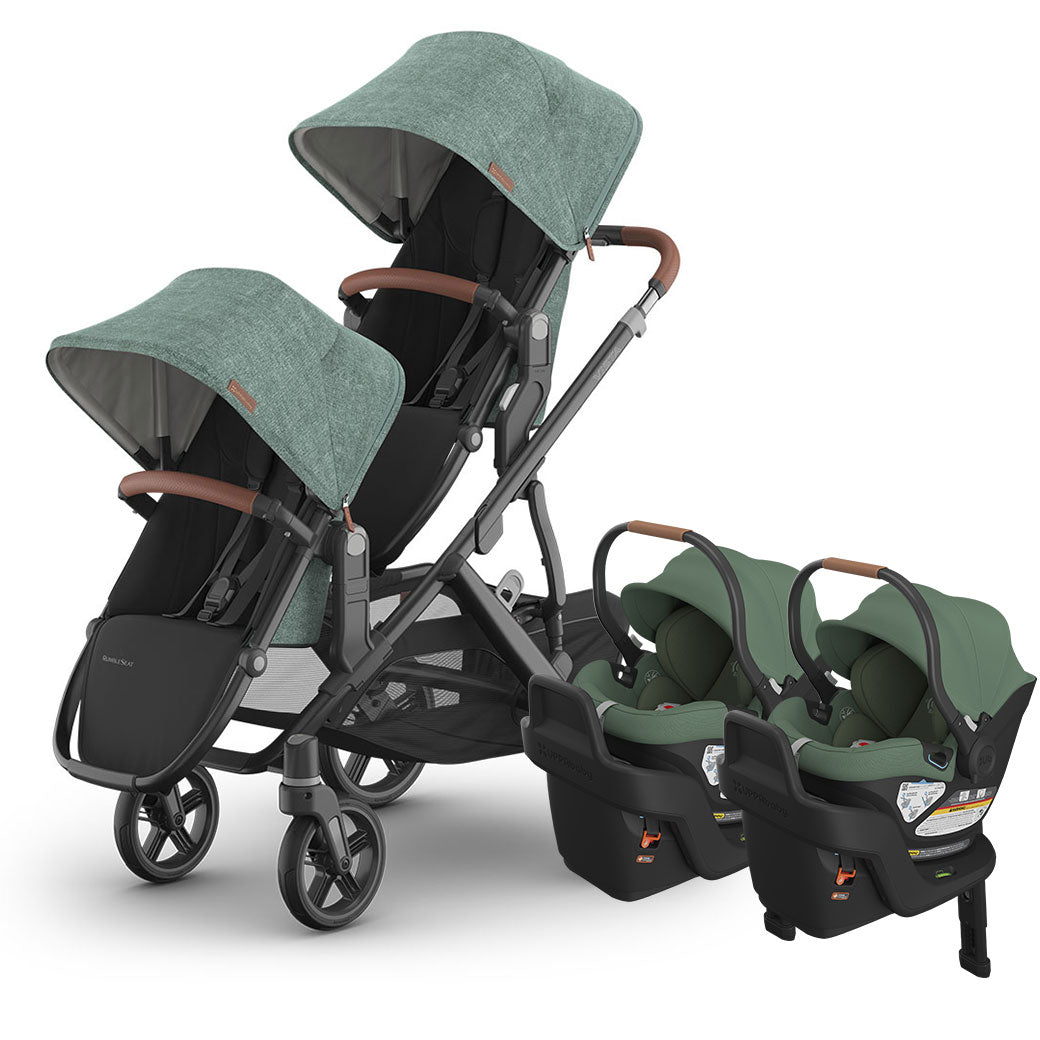 Vista V3 Twin Stroller + Aria Travel System