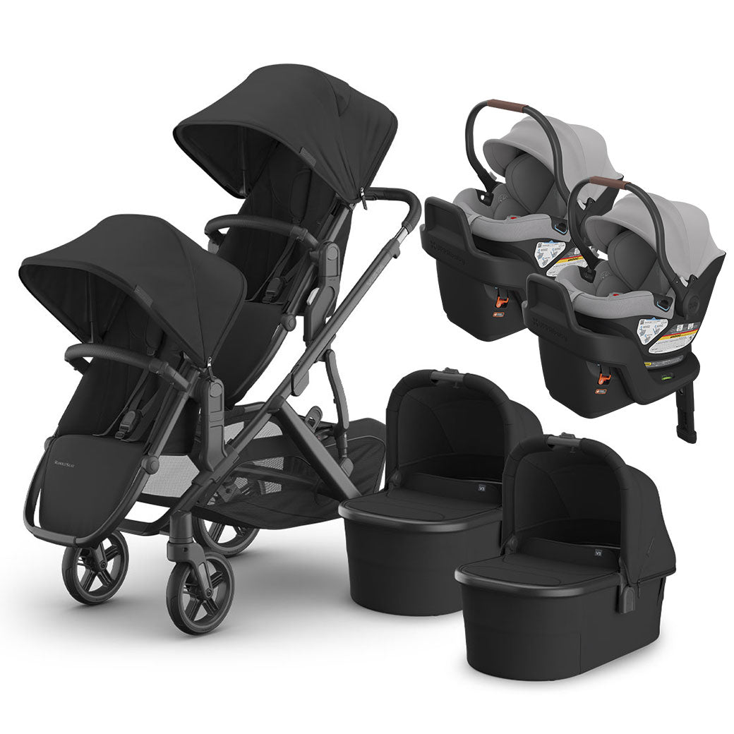 Vista V3 Twin Stroller + Aria Travel System
