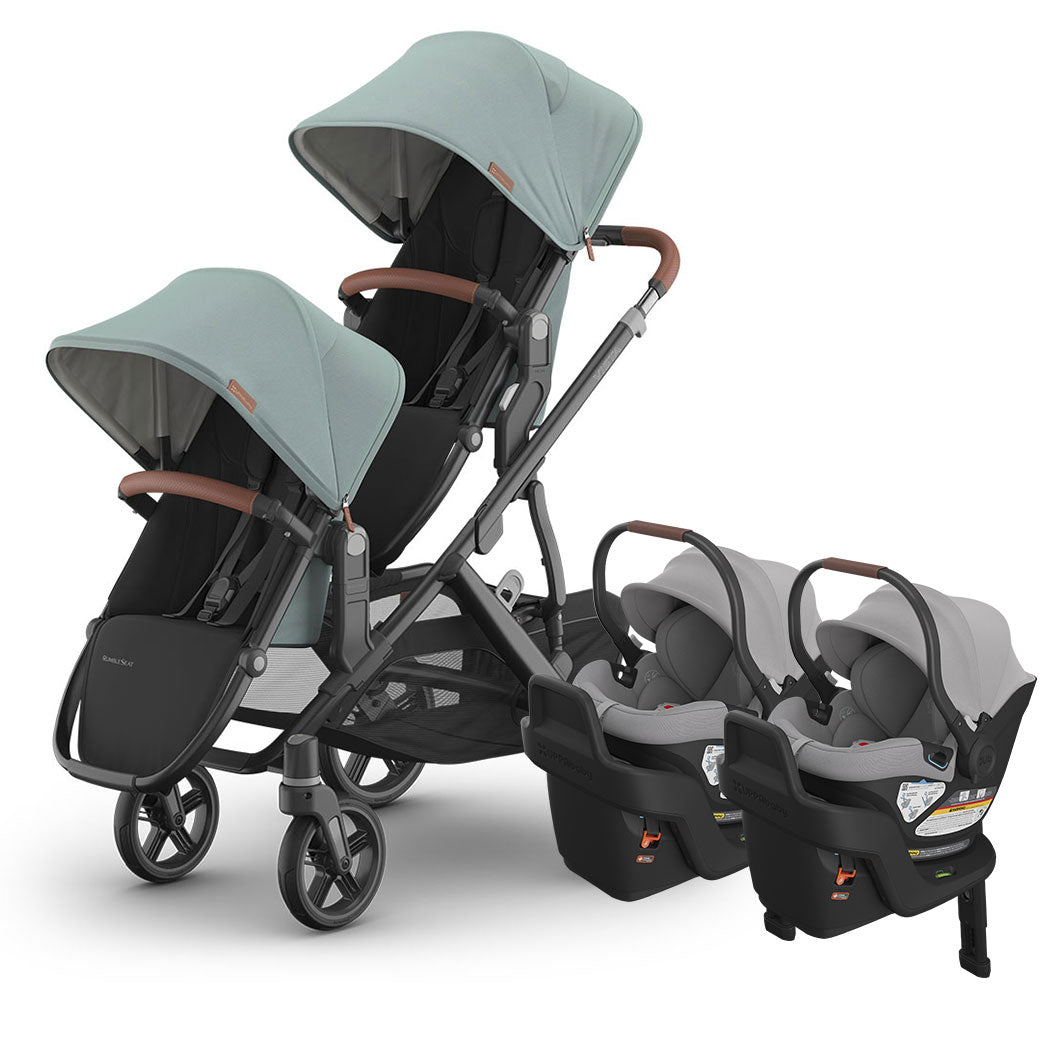 Vista V3 Twin Stroller + Aria Travel System