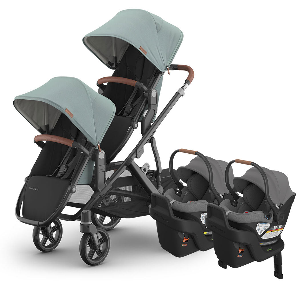 Vista V3 Twin Stroller + Aria Travel System