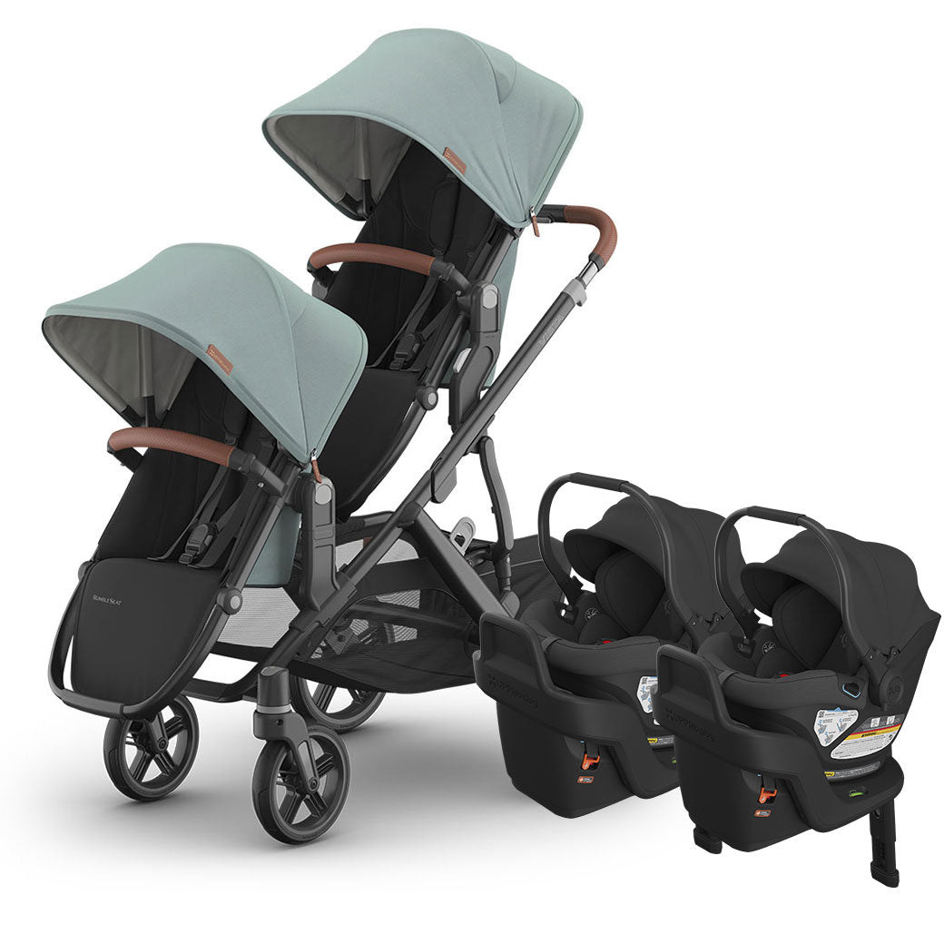 Vista V3 Twin Stroller + Aria Travel System